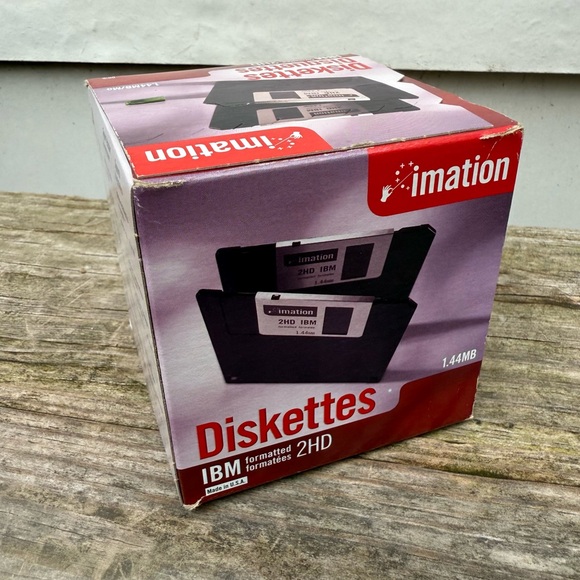 imation Other - Imation Diskettes 2HD IBM 3.5In - Floppy Disks New Box of 25